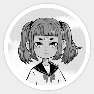 manga girl Sticker